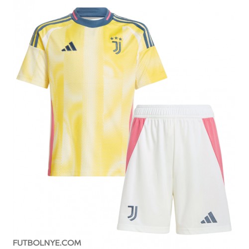 Camiseta Juventus Visitante Equipación para niños 2024-25 manga corta (+ pantalones cortos)